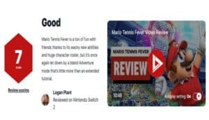 Mario Tennis: Frenzy Receives 7/10 Score from IGN