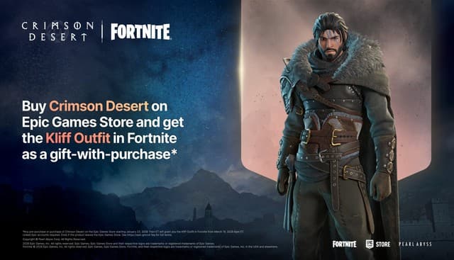 Crimson Desert Fortnite Crossover: Purchase Game for Cliff Skin
