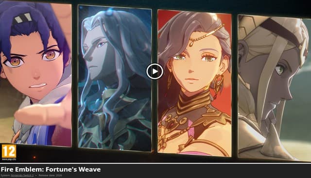 Fire Emblem: Fortune’s Weave Receives PEGI Rating, Development Nears Completion