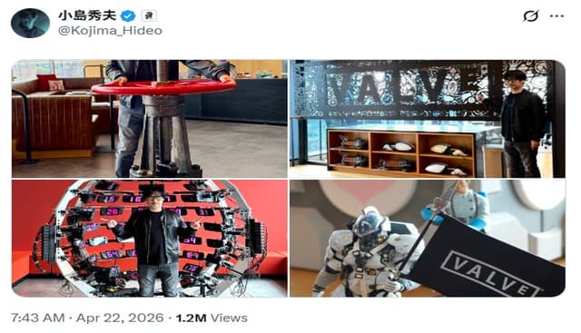 Hideo Kojima Visits Valve After Seven Years, Sparks Half-Life 3 Speculation