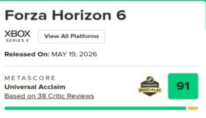 Forza Horizon 6 Review Roundup: IGN Perfect Score, Metacritic 91