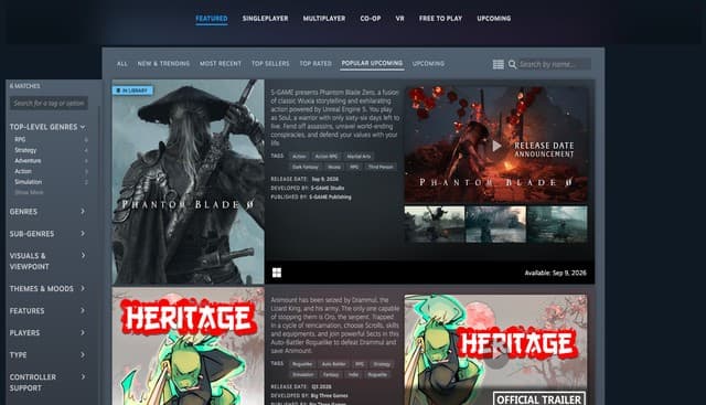 Wuxia and Xianxia Get Official Game Category Labels for First Time