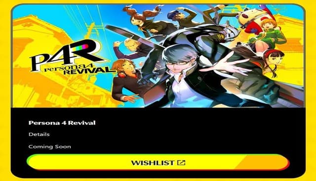 Persona 4 Remake Key Art Reportedly Leaked via Sega America Website