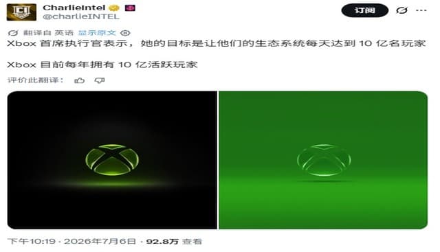 Xbox CEO Sets Ambitious Goal of 1 Billion Daily Players After Mass Layoffs