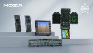 MOZA魔爪 Unveils New Flight Sim Panels for Modular Cockpit Building