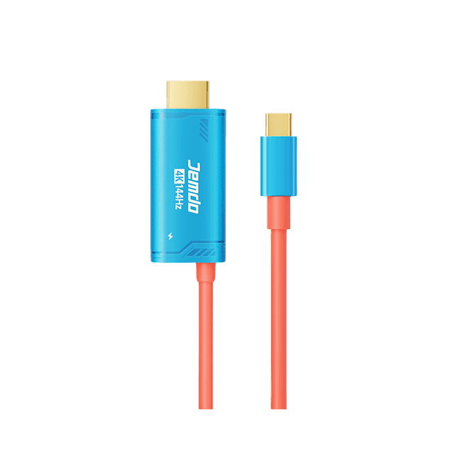 Jemdo 4K USB-C 转 HDMI 线缆(适用于 for Switch 2/OLED)