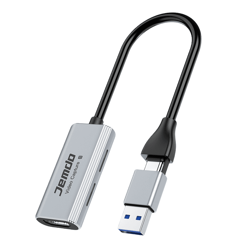 Jemdo USB 3.0 Video Capture Card for PC & Gaming Devices, Portable Plug & Play Capture Adapter